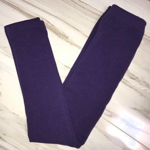 Purple Fleece Leggings!